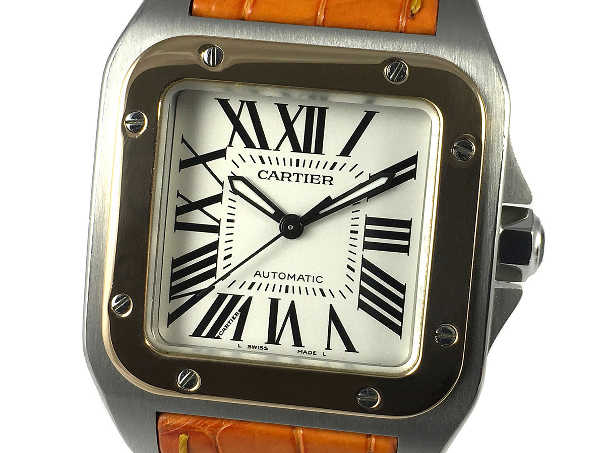 encanto Nacarado traidor RELOJ Cartier Santos 100 Midsize ref. 2878 - Icone Watches - Compra venta  de relojes de segunda mano
