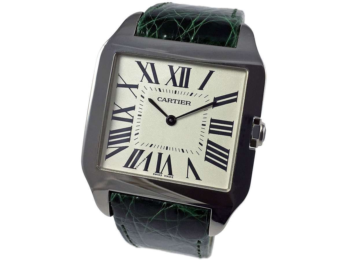 RELOJ Cartier Santos Dumont 2651 White Gold Icone Watches