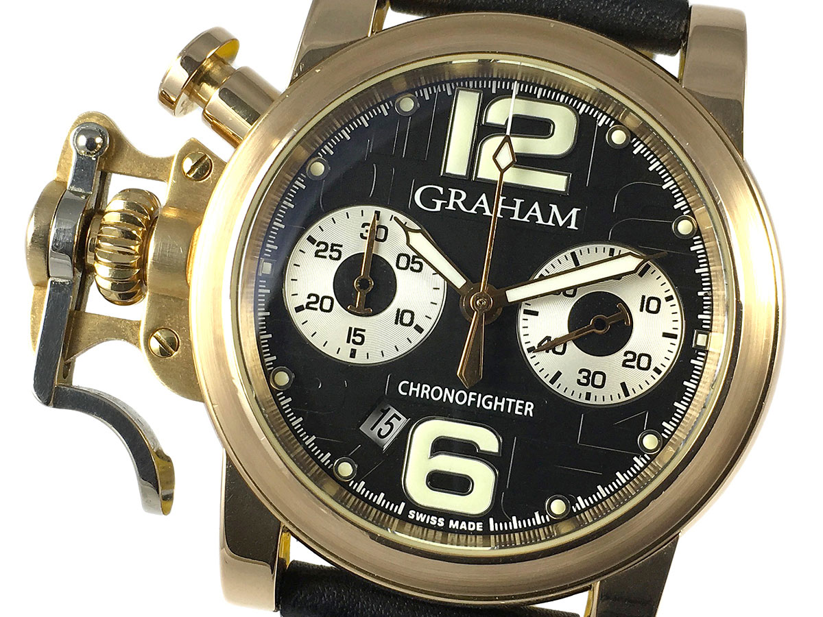 aborto comerciante Desierto RELOJ Graham Chronofighter Rose Gold 2CRBR - Icone Watches - Compra venta  de relojes de segunda mano