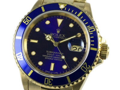 RELOJ Rolex Submariner 16618 Blue Dial